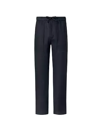 ECOALF | Pantalon en lin ETHICALF | dunkelblau
